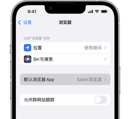 禹会苹果手机维修店分享如何在iPhone上设置默认浏览器 